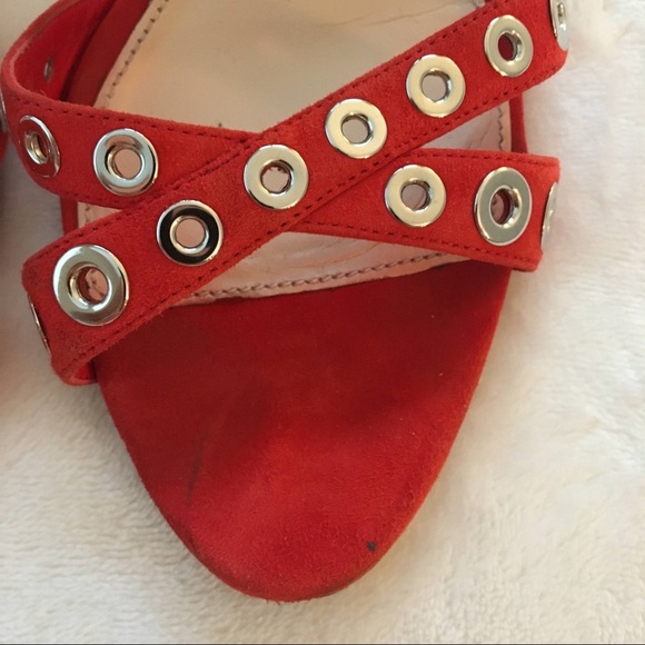 Prada orange strappy heels - Picture 5 of 11